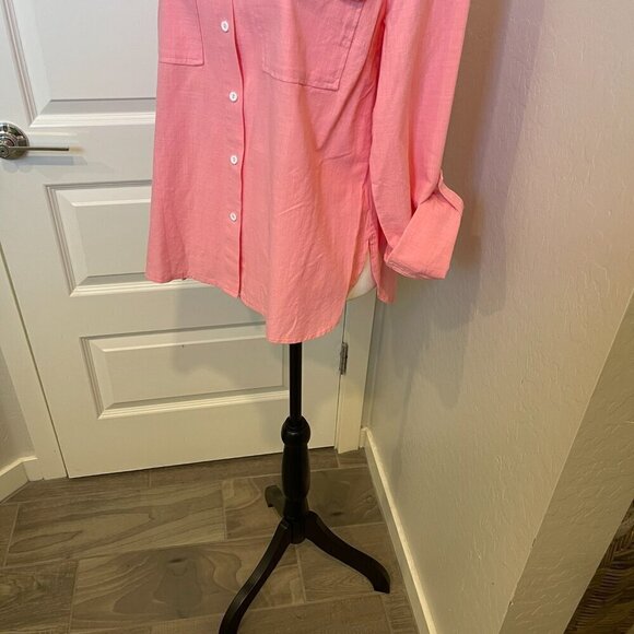 Boutique Brand Camp Style Top in Pink - Size Medium - NWT (0131) - Picture 7 of 10